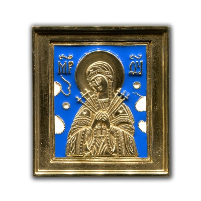 Икона малая "Богородица Умягчение злых сердец"