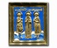 Икона малая "Харлампий, Иоанн Воин и Внифантий"