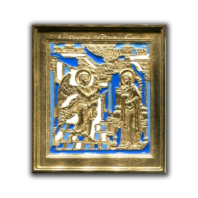 Икона малая "Благовещение Пресвятой Богородицы"