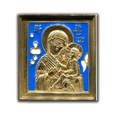Икона малая "Богородица Тихвинская"