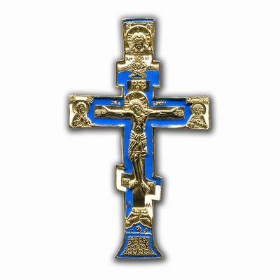 Крест малый поморский “Распятие с предстоящими”